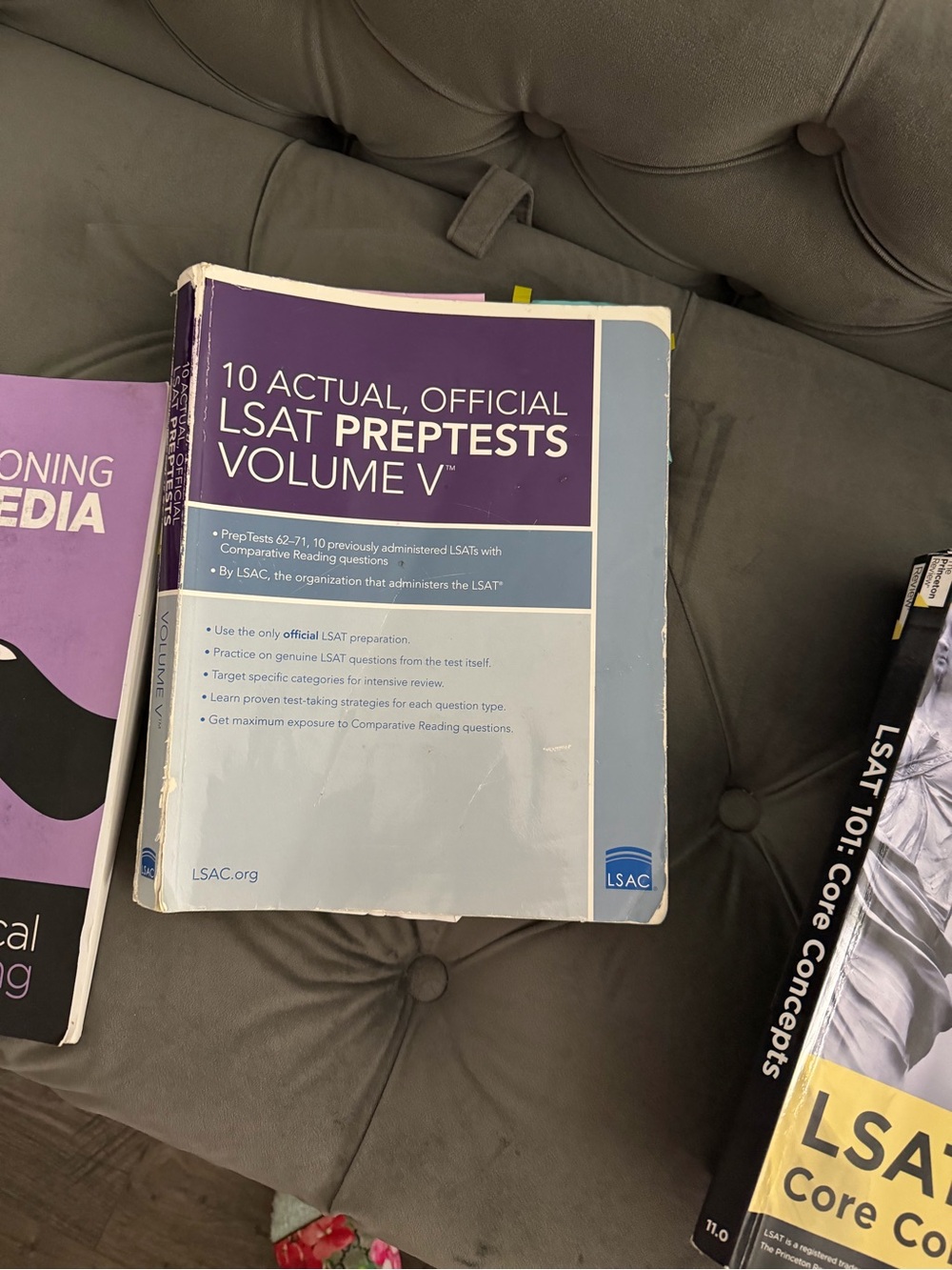 LSA 10 Actual Official LSAT Preptest Volume V - Light Blue & Purpled